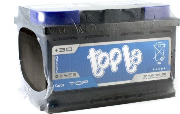 Аккумулятор Topla Top 75Ah R+ 720A (низкобазовый)